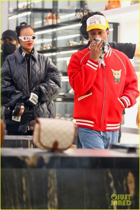 Rihanna And Aap Rocky Spotted Shopping Together In New York City See