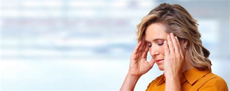 Woman Having Headache Migraine The Chiari Project