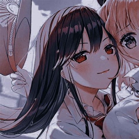 Anime Girls Matching Pfp Aesthetic Besties Imagesee