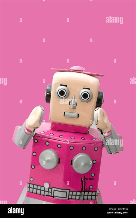 Girl Robot Toy Stock Photo Alamy