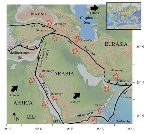 Fig11 Tectonic Framework Of The Eastern Mediterranean Region Showing