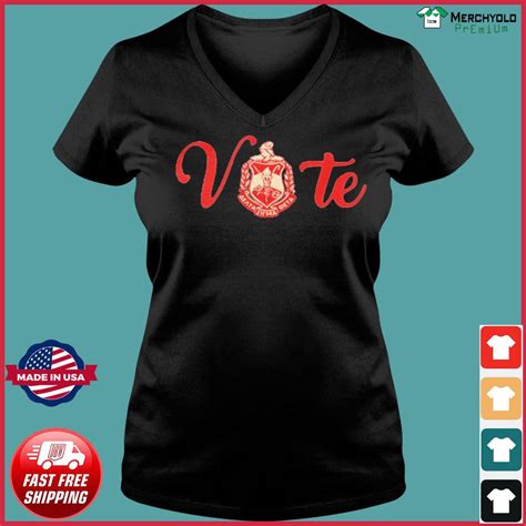 Vote Delta Sigma Theta Shirt Hoodie Sweater Long Sleeve And Tank Top