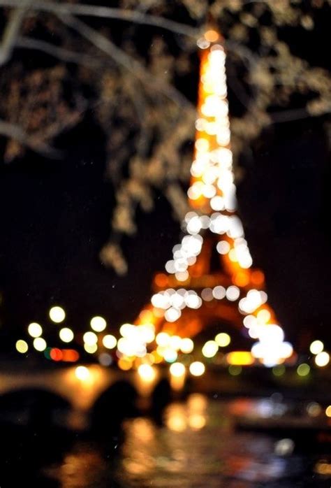 Paris Eiffel Tower I Just Love The Lights Blurry Lights Eiffel