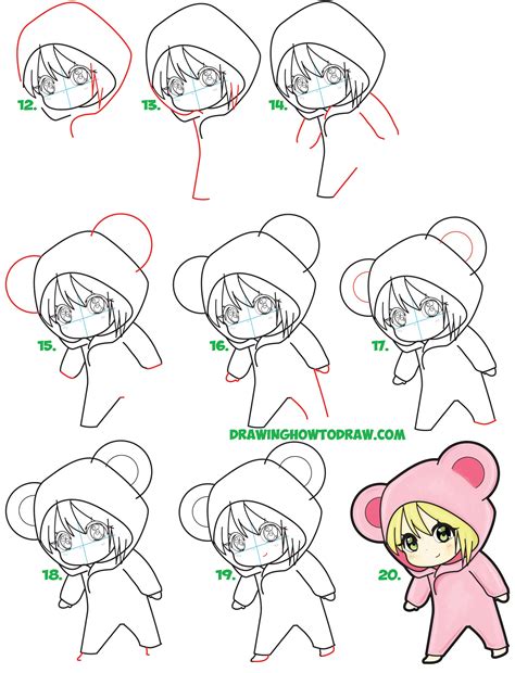 How To Draw A Chibi Character Step By Step Chibis Draw