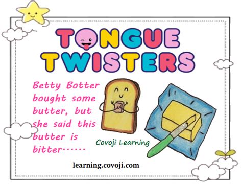 Tongue Twisters In English Challenging Tongue Twisters For Kids