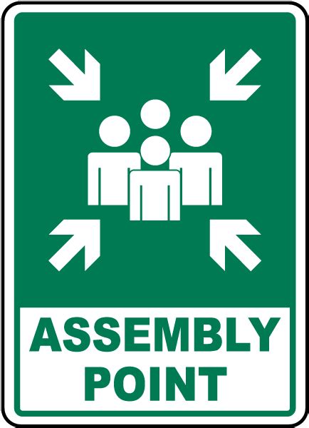 Assembly Point Sign Meaningkosh