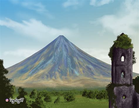 Mayon Volcano Cartoon