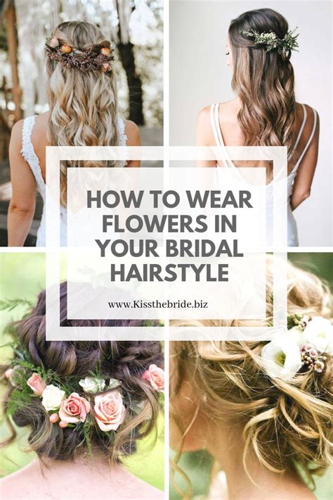 19 Ways To Wear Flowers In Your Bridal Hairstyle ~ Kiss The Bride Magazine Wedding Hair Flower