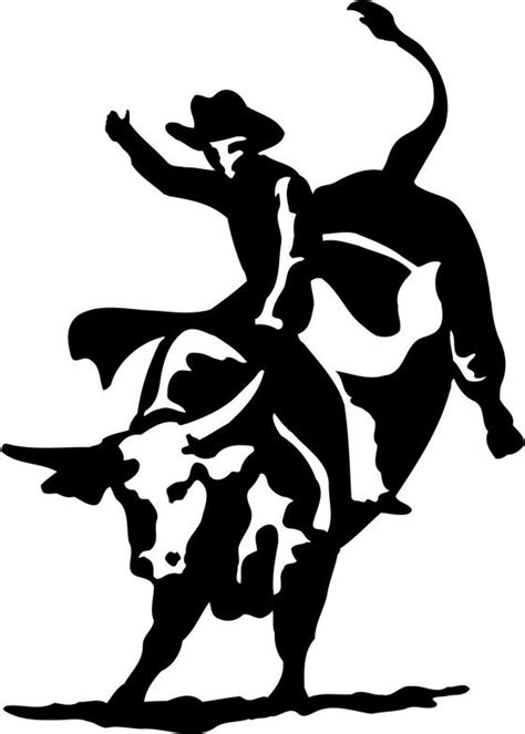 Drawings Of Bull Riding Clipart Best