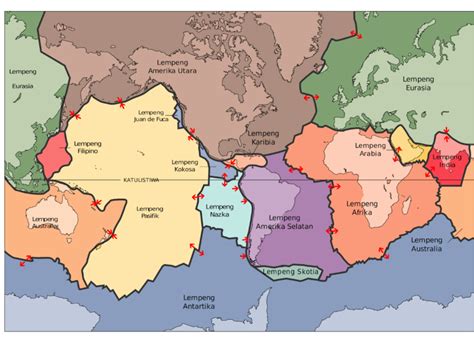 Mengenal Lempeng Eurasia Dan Batas Batas Lempeng Tektonik Yang Ada Di