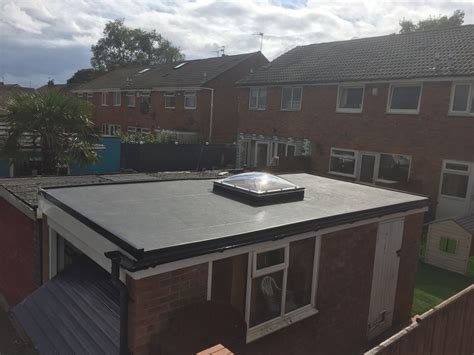 Flat Roof Extension With Skylight Permaroof Newcastle South