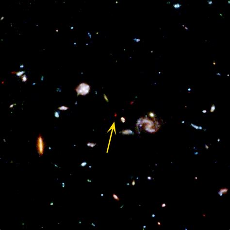 Esa Science And Technology Faint Galaxy In The Hubble Deep Field