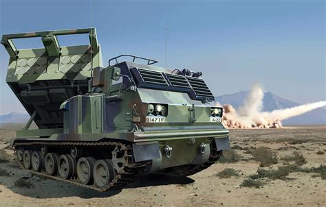 Wallpaper Mlrs M Multiple Launch Rocket System Missile U S Army My