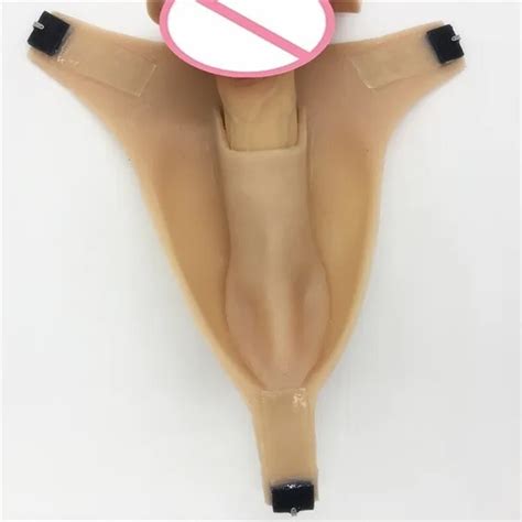 T BACK PANTY REALISTIC Silicone Vagina Crossdressers Panties TG DG Cosplay PicClick