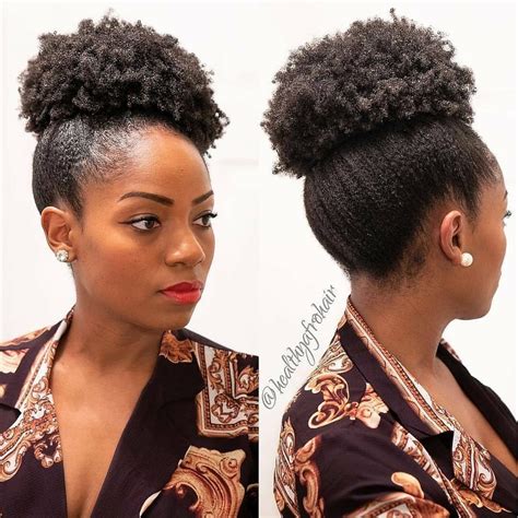 Pin On Modes Et Coiffures In 2020 Hair Puff Natural Hair Puff