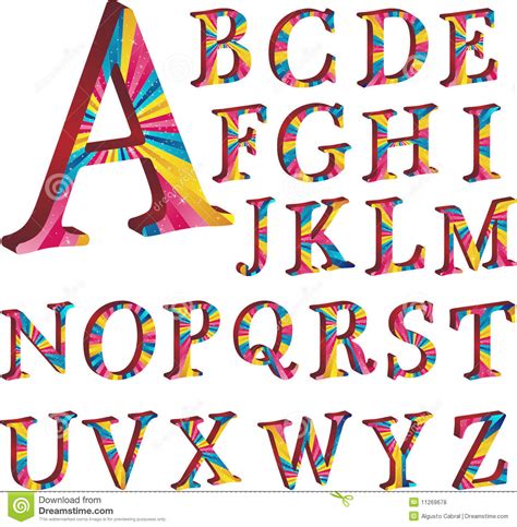 Loucos Por Tecnologias Alfabeto Tamanho Grande Colorido Para Cartaz