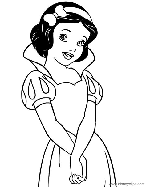 Free Printable Snow White Coloring Pages Printable Word Searches