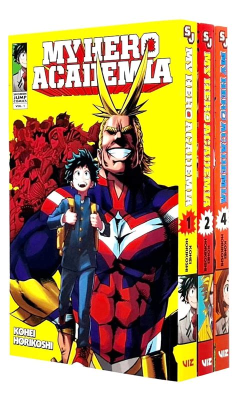 My Hero Academia Series Vol 1 2 4 Collection 3 Books Set By Kouhei Horikoshi By Kouhei