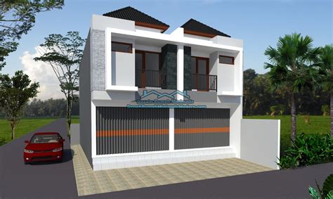 Pada bagian depan diberikan fasad kotak dengan material beton, sedang teras menggunakan dak. 70 Desain Rumah Minimalis Ruko 2 Lantai | Desain Rumah ...