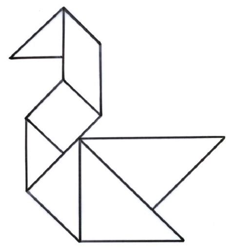 Dibujos De Tangram Para Colorear Descargar E Imprimir Colorear Imágenes