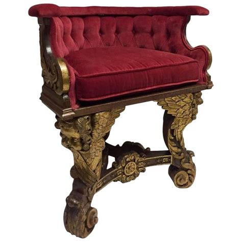 Italian Baroque Style Giltwood Chair 19th Century In 2020 Chair