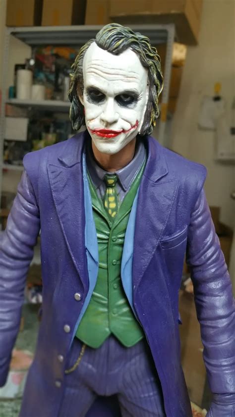 Neca Batman The Dark Knight The Joker Heath Ledger Action Figure 1 4 Scale No Box Action