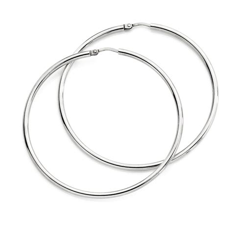 If you're searching for a simple design without losing the glamor, they have got to be yours! Hoop Earrings in Sterling Silver