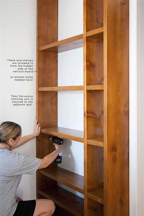 How To Make A Wood Cabinet Shelf Unit