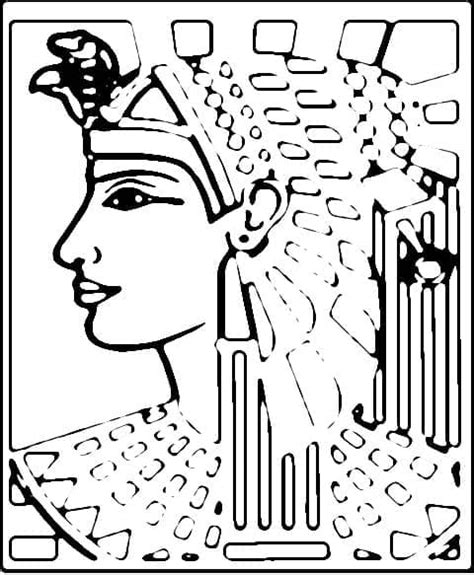 Dibujos De Imagen De Cleopatra Para Colorear Para Colorear Pintar E Imprimir Dibujos Onlinecom