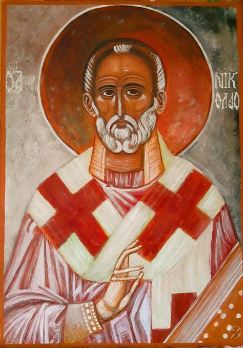 Sveti Nikola Icon Painting Art