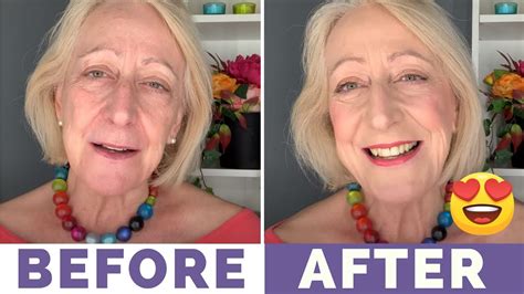 My Spring Ready Makeup For Mature Women Makeover In Bright Coral