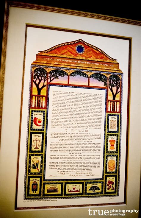 Photographing The Jewish Wedding Ketubah Marriage Contract