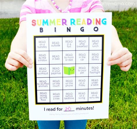 Free Printable Summer Reading Bingo Reading Bingo Summer Reading