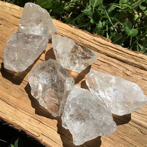 Clear Quartz Hyaline Rock Crystal Rough