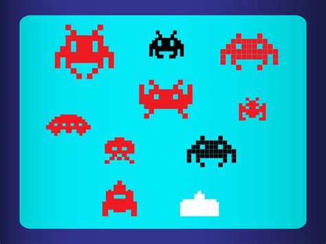 Free Space Invaders Vector Vector Art And Graphics