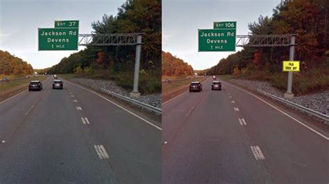 9 Mass Highways Now Have New Exit Signs As Statewide Renumbering Work