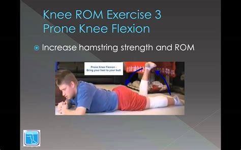 Knee Range Of Motion Exercises Youtube