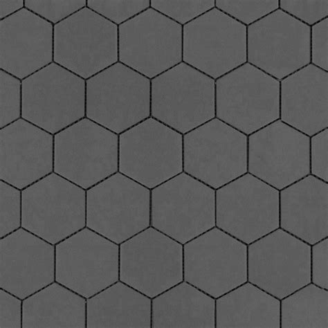 Concrete Paving Outdoor Hexagonal Texture Seamless 06005