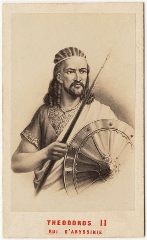 Npg X127029 King Téwodros Theodore Ii Of Abyssinia Portrait