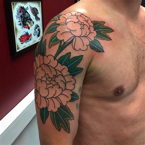 70 Adorable Peony Tattoo Designs for Men - Pretty but Masculine