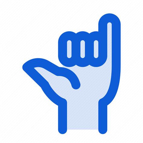 Hand Shaka Finger Gesture Surfer Surfing Icon Download On Iconfinder