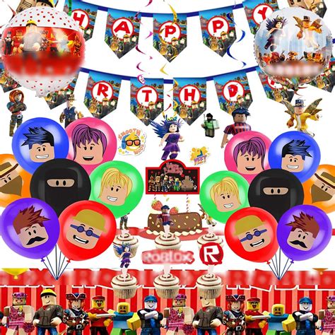 Roo Blox Birthday Party Decoration Video Game Party