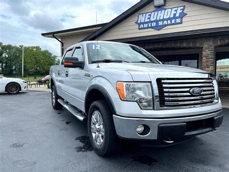 Used 2012 Ford F 150 4wd Supercrew 145 Xlt For Sale In Evansville In
