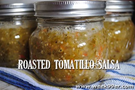 roasted tomatillo salsa canning recipe