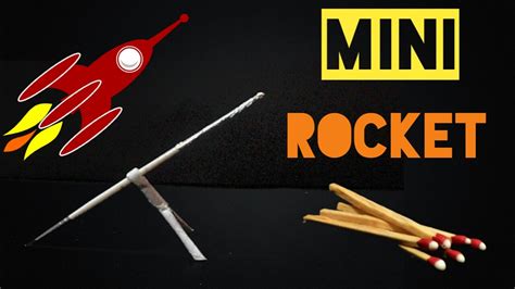 Awesome Mini Match Rocket With Launching Kit Diy Ultimate Match