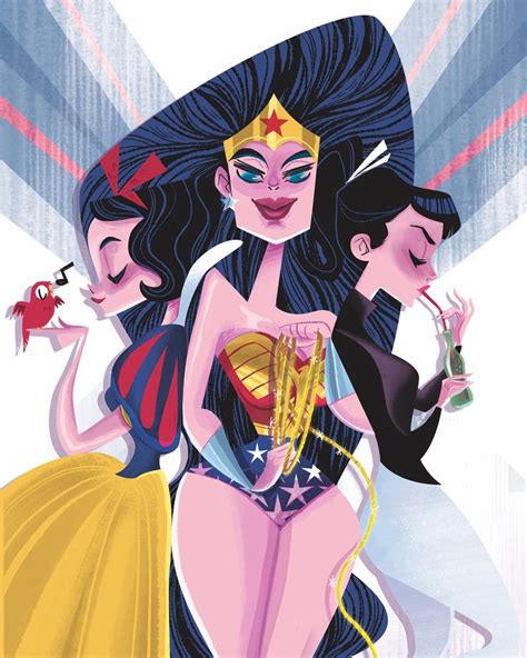 Three Muses From Kat Hudson Art Wonder Woman Wonder Woman Art Comic