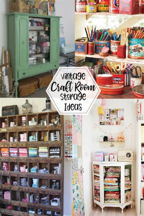 Vintage Craft Room Storage The Scrap Shoppe