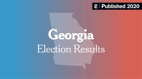 Live Georgia State Primary Runoff Election Results 2020 The New York