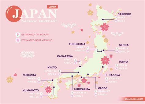 Japan Cherry Blossom Forecast 2024 Where To Visit