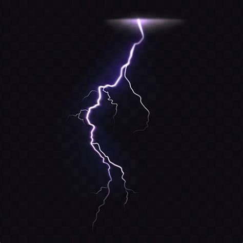 A Lightning Bolt On A Dark Background With No Lightening Or Lighting